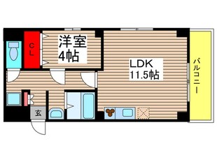 ＭＳパラッゾの物件間取画像